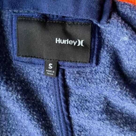 Hurley Hooded Fleece Anorak‎ Jacket Small - Picture 11 of 11